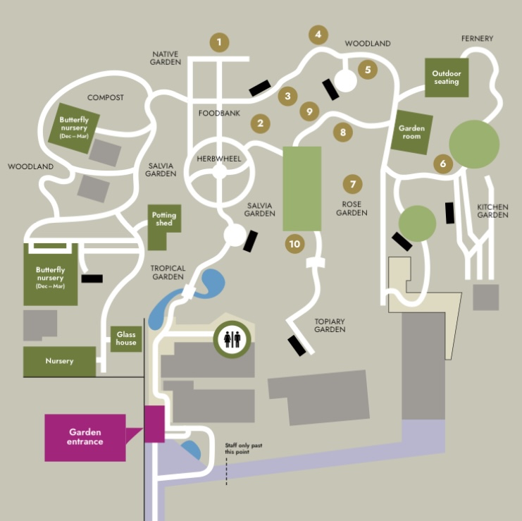 Sacred Blessing Sanctuary garden map — click to enlarge